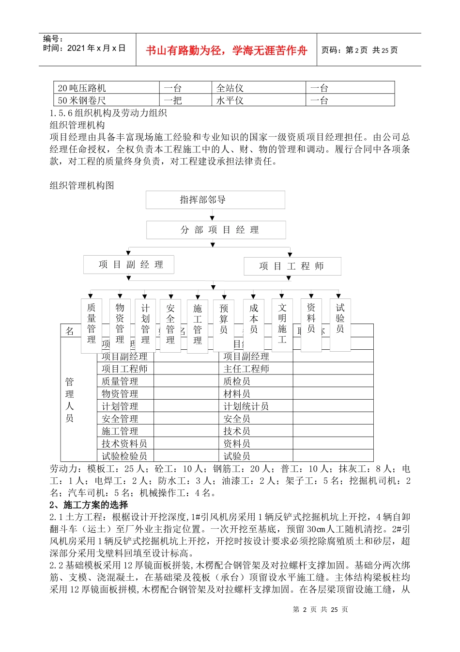 火电厂引风机房施工方案_第2页