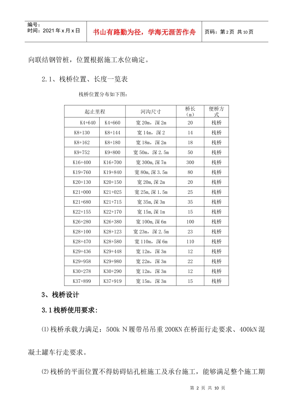 钢栈桥施工方案_第2页