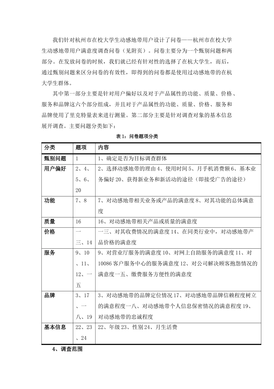 杭州市在校大学生动感地带用户满意度调查_第2页