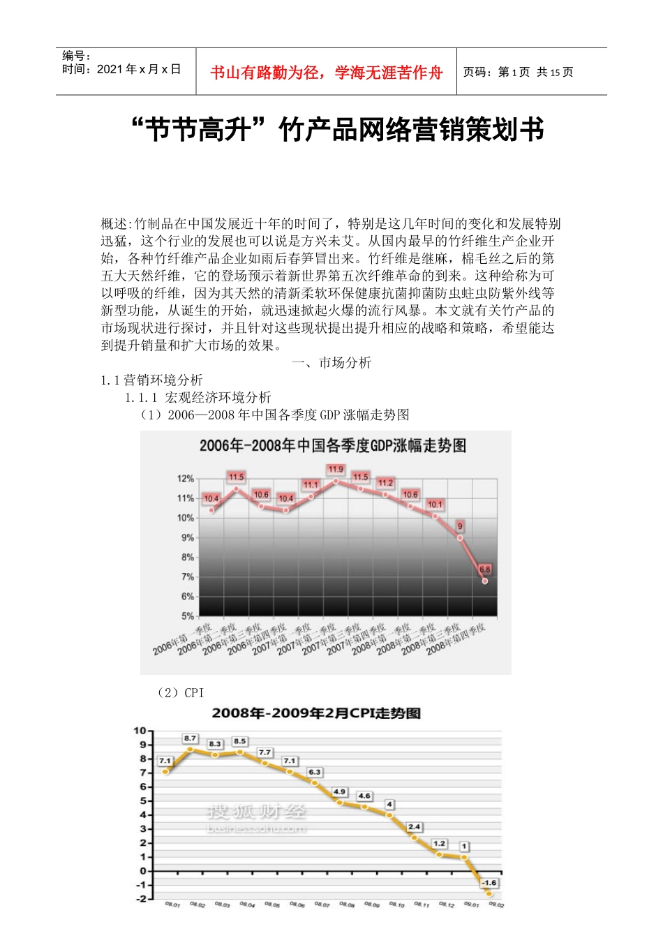 网络营销节节高升策划书_第1页