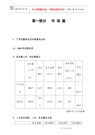 房地产市场营销推广篇
