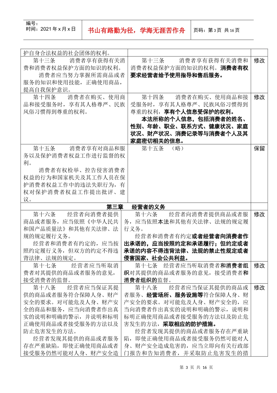 消费者权益保护法(修订稿征求意见二稿)_第3页