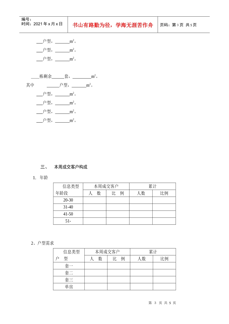 来访来电客户分析表_第3页