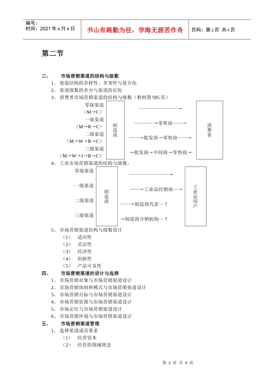 第十二讲 营销渠道分析与经销商管理_第2页