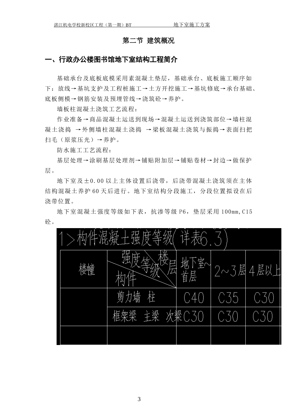 机电学院地下室施工方案_第3页