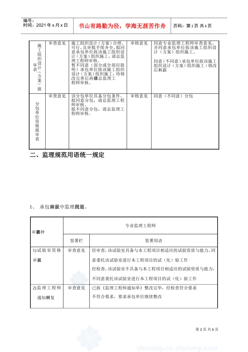 监理范本整理需注意的细节_第2页