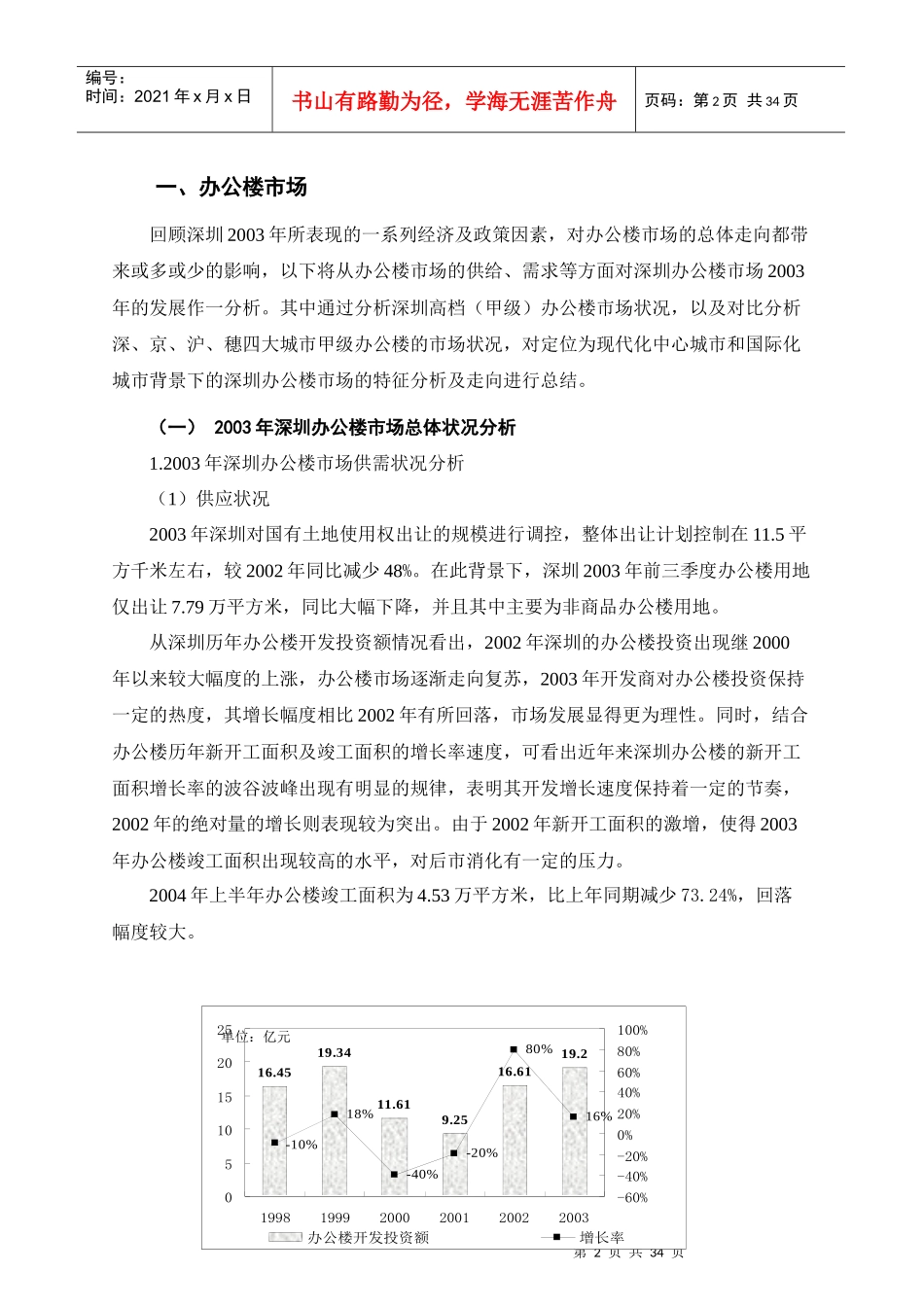 深圳非住宅物业市场分析_第2页