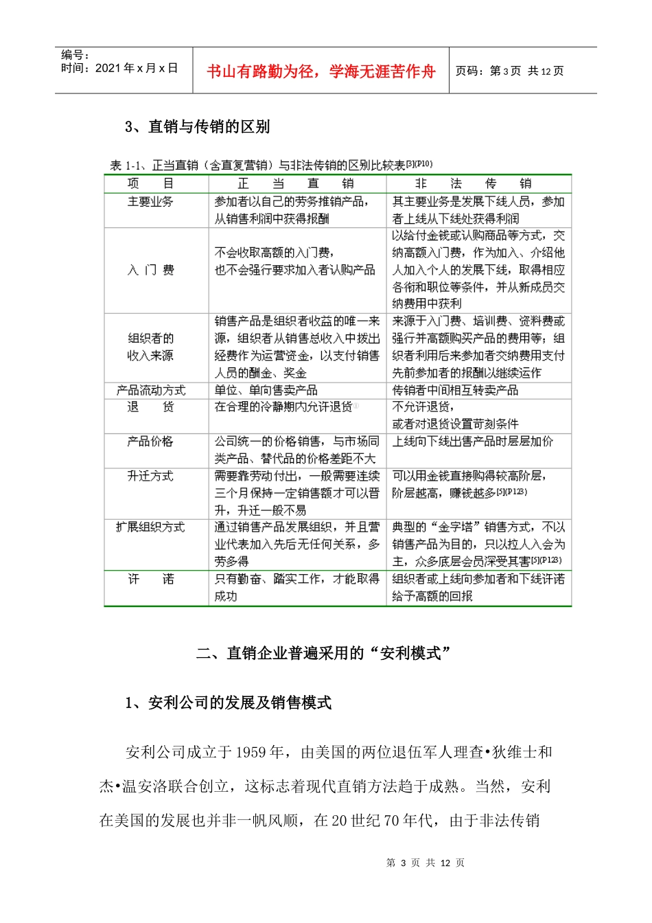 直销模式的潜在隐患doc11_第3页