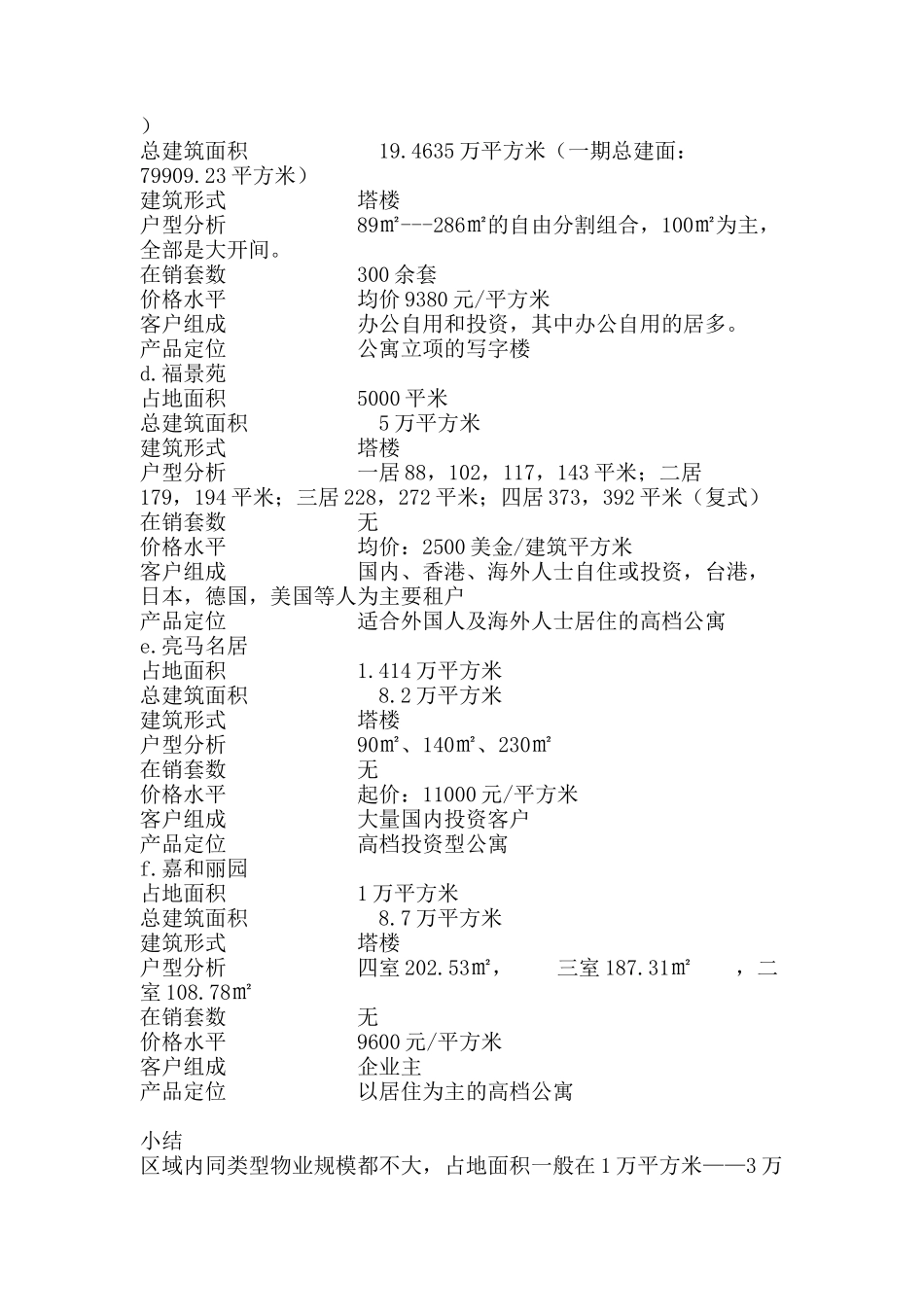 某地区写字楼市场分析_第3页