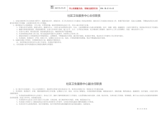 社区卫生服务中心主任职责