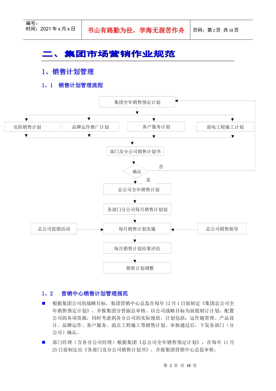 营销中心管理规范(草稿)_第2页