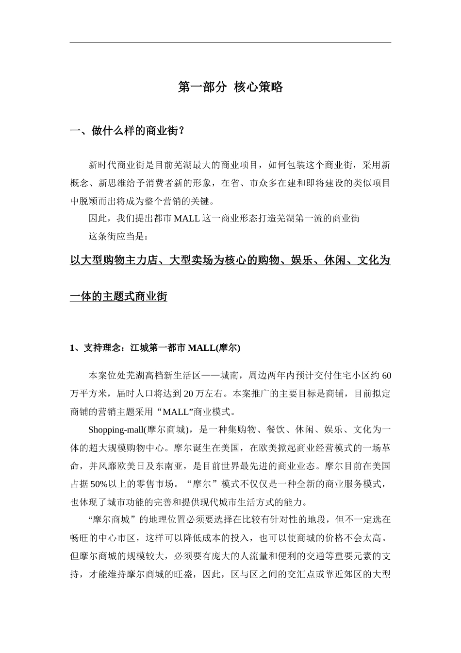 江城第一都市MALL(摩尔)营销推广(1)_第2页