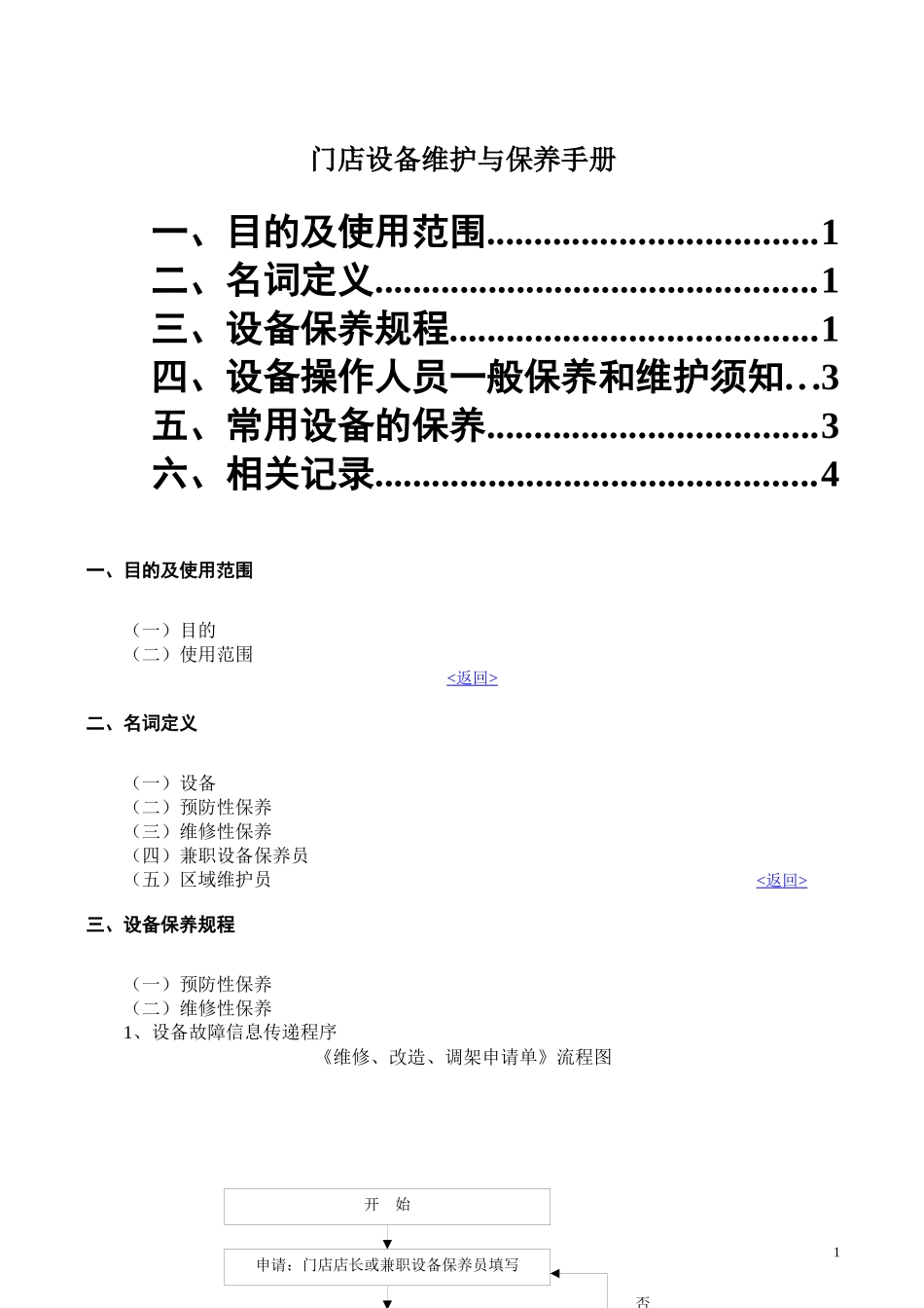 门店设备维护与保养手册_第1页