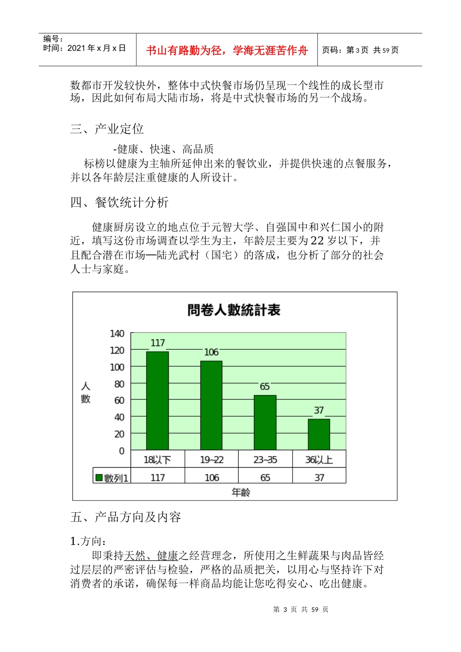 服务性创业大赛健康厨房有限公司_第3页