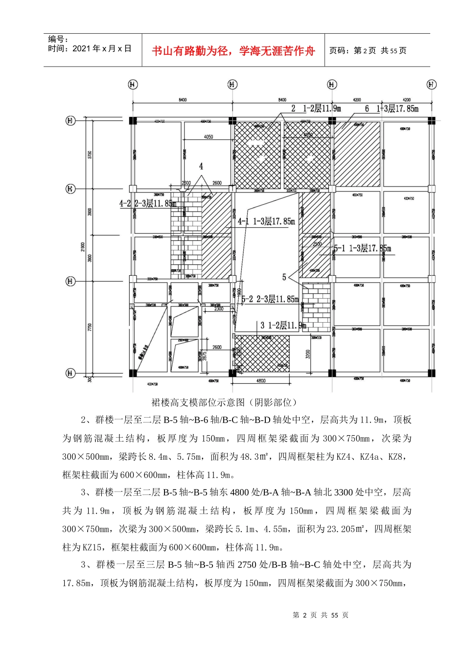 景枫科技大厦高支模专项施工方案(1)_第3页