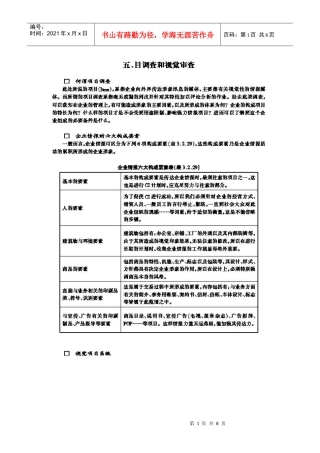 调查与视觉审查