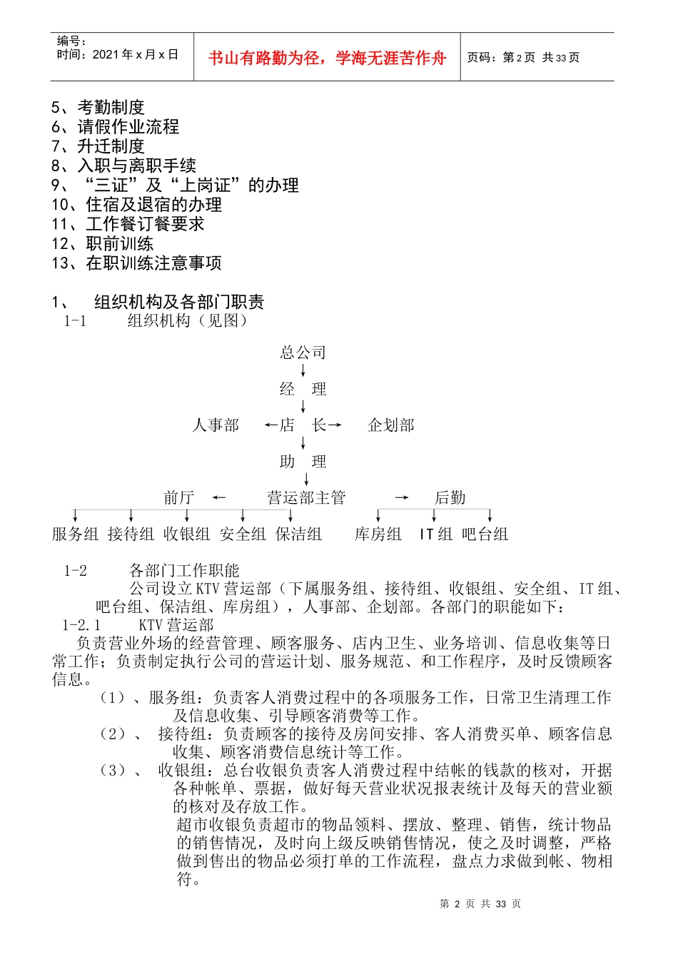 餐饮店面规章大全_第3页