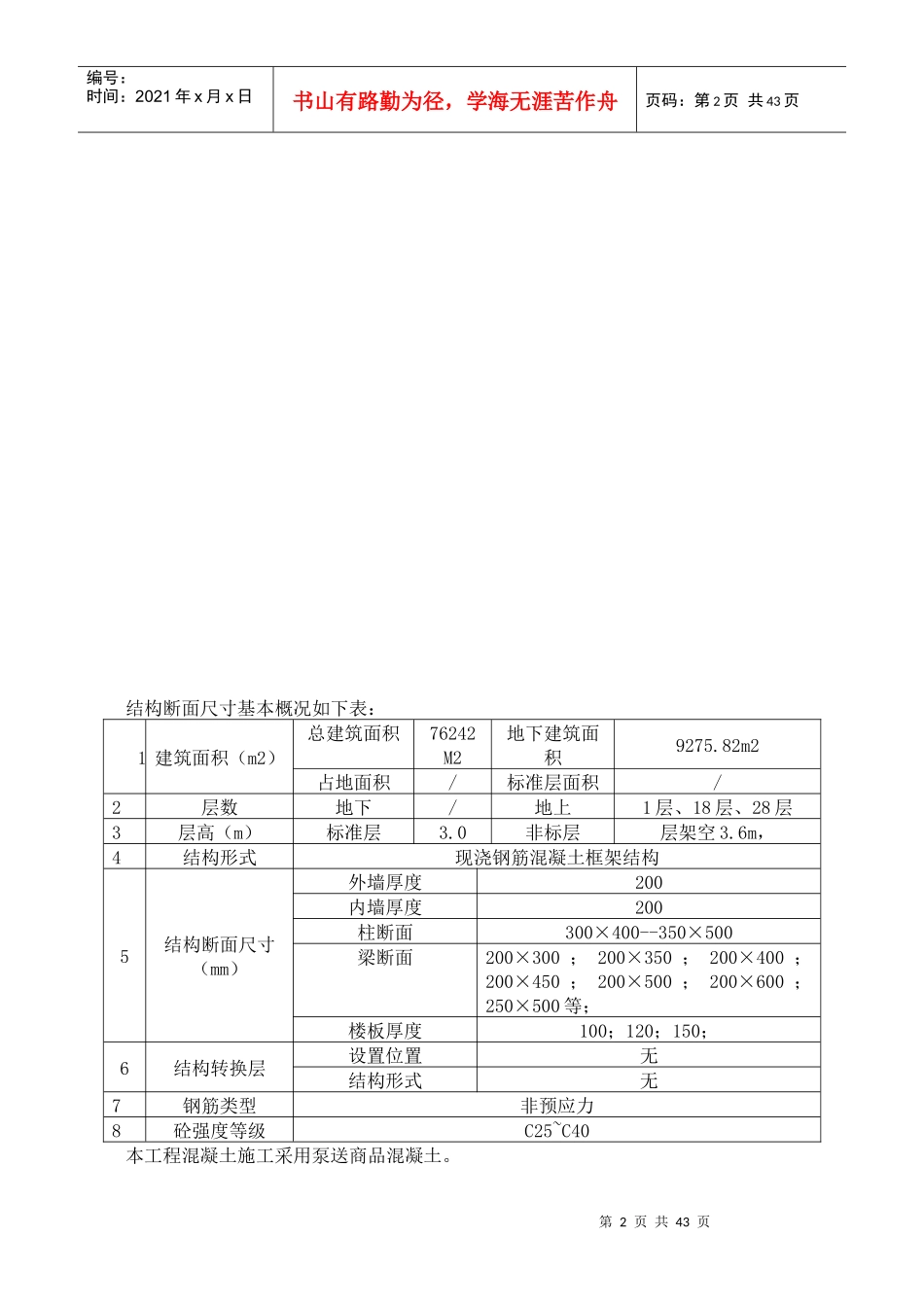 水岸明珠模板施工方案(正稿)_第2页