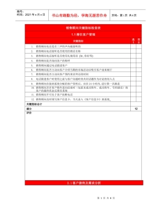 新销售顾问关键指标