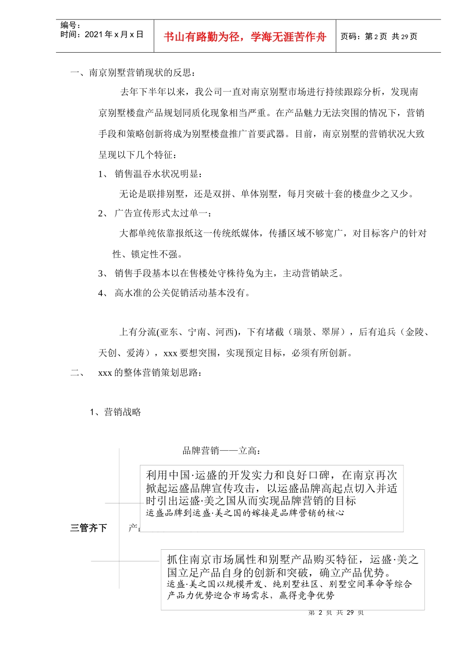 运盛某某某营销策划执行方案_第2页