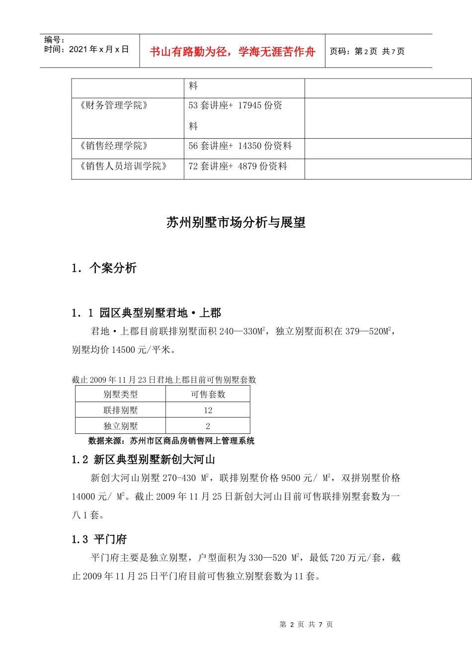 试谈苏州别墅市场分析与展望_第2页