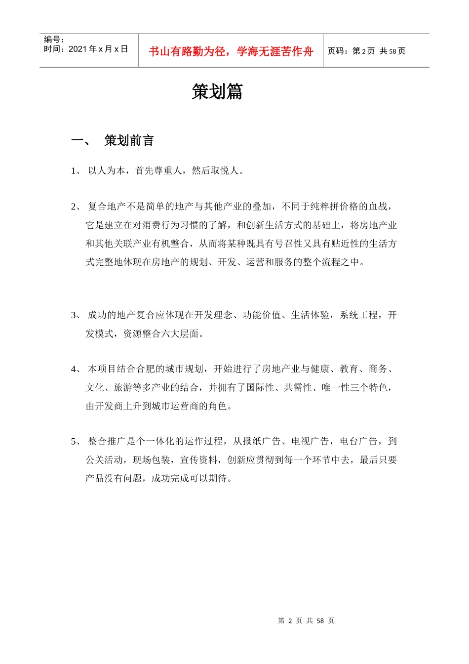 泊·天下营销策划报告_第2页