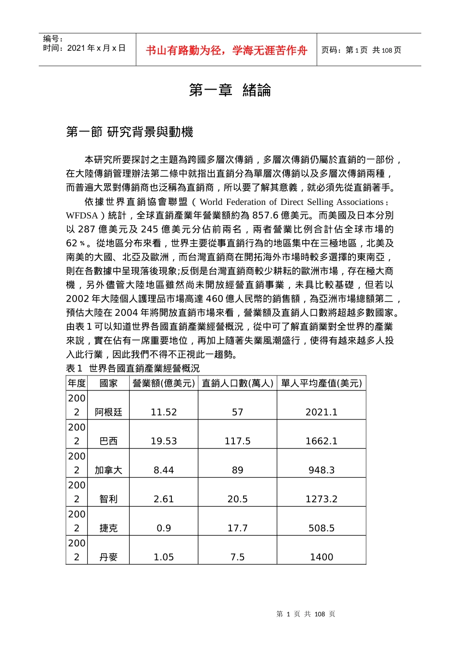 跨国多层次传销商营销策略_第1页