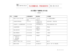 销售前工作完成情况