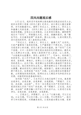 四风问题观后感_1