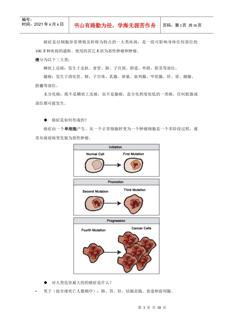 防治癌症健康宣传媒体实用手册范本_第3页