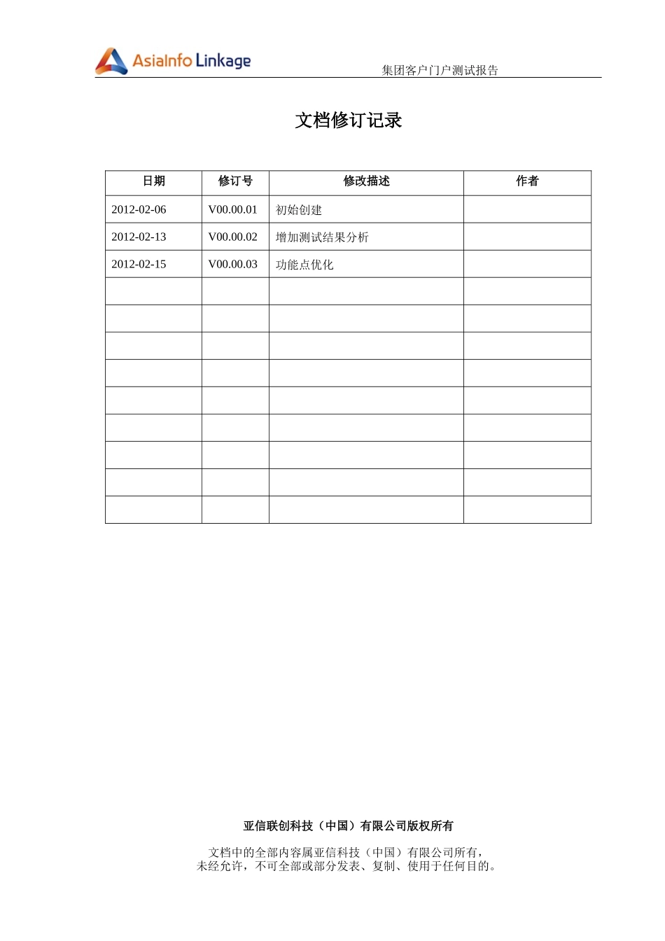 集团客户门户_测试报告_第3页