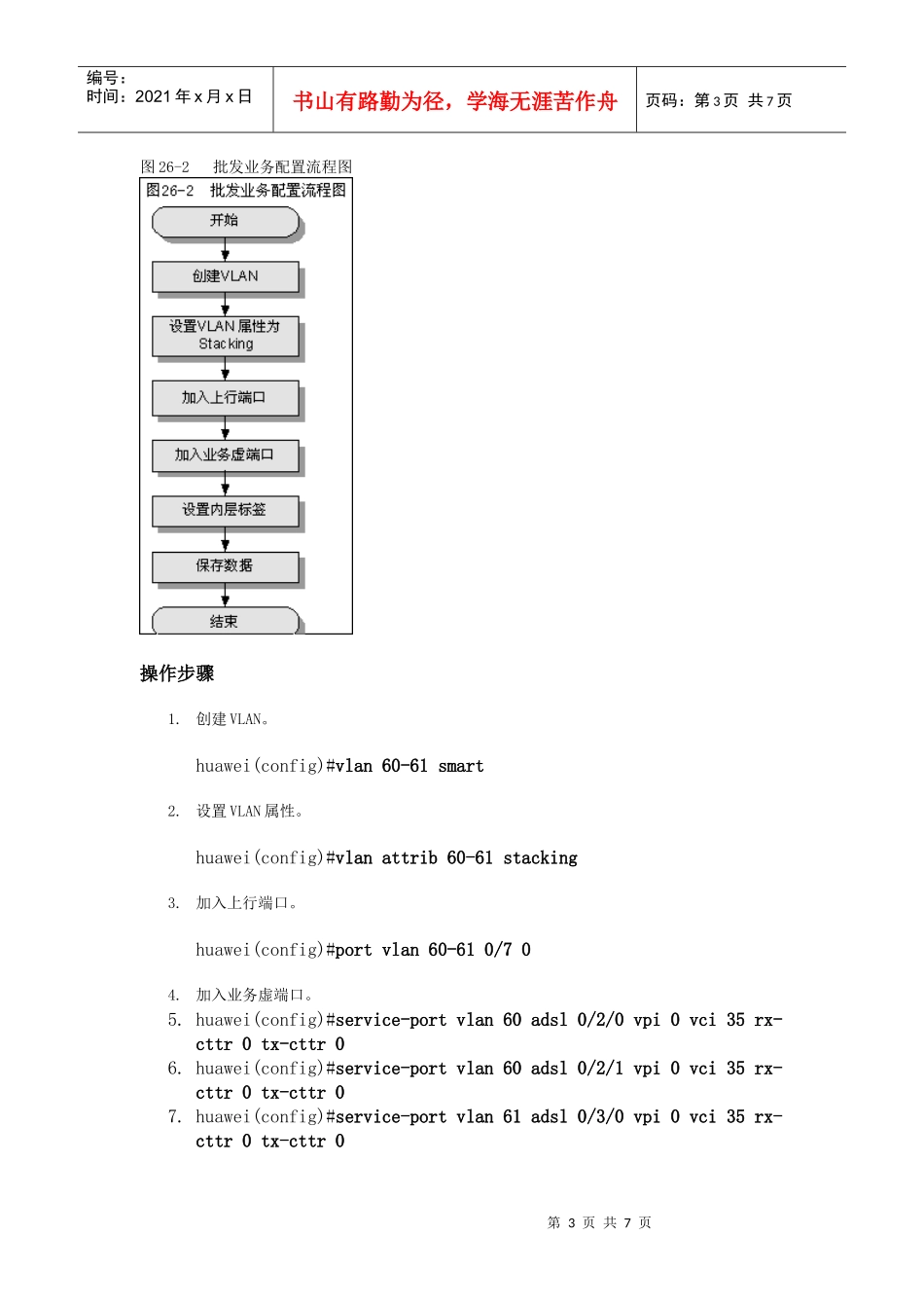 配置VLAN Stacking批发业务应用实例_第3页