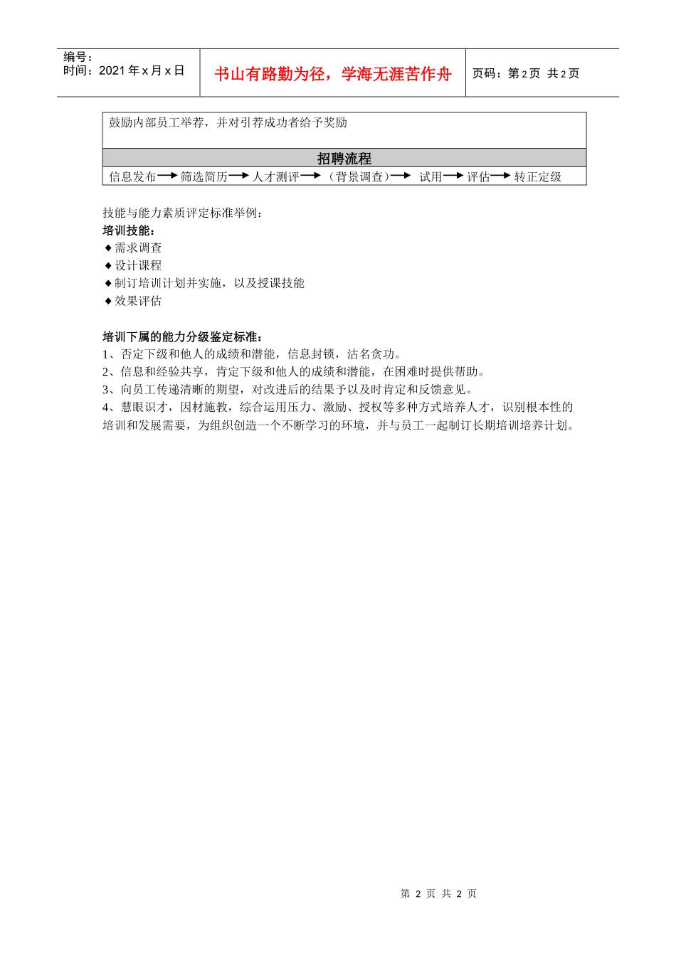 某公司销售管理人才招聘解决方案_第2页