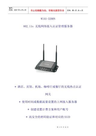 无线接入服务器