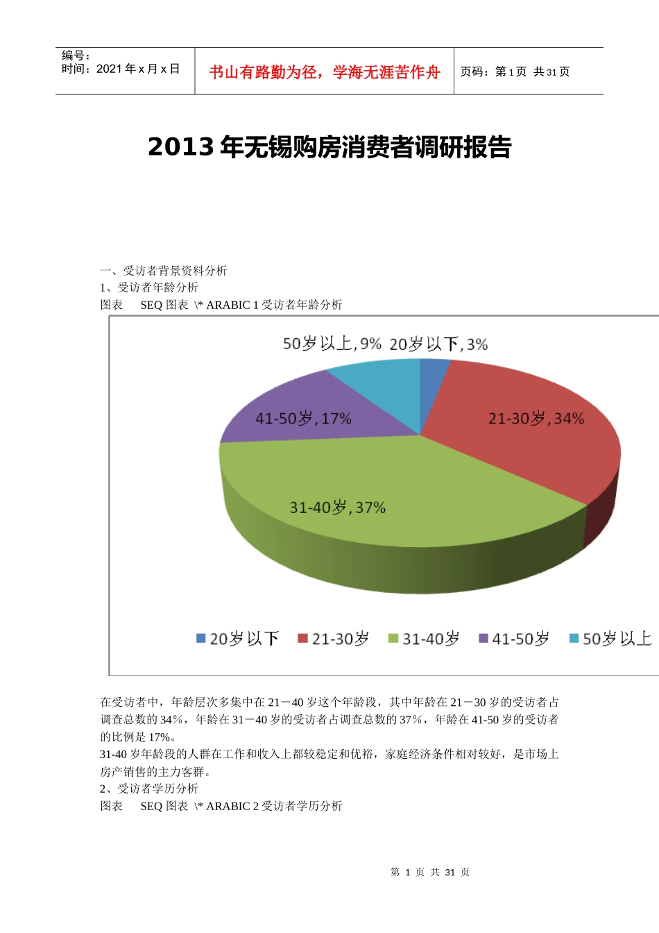 无锡购房消费者调研报告_第1页