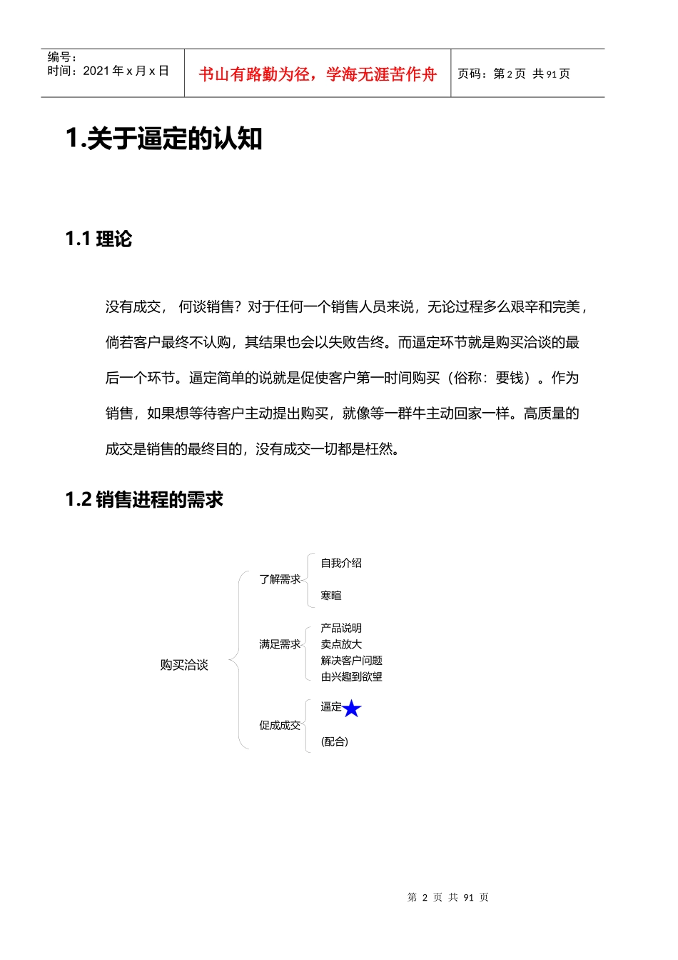 房地产销售人员现场逼定技巧培训_第2页