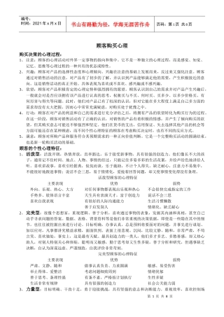 把握顾客心理过程