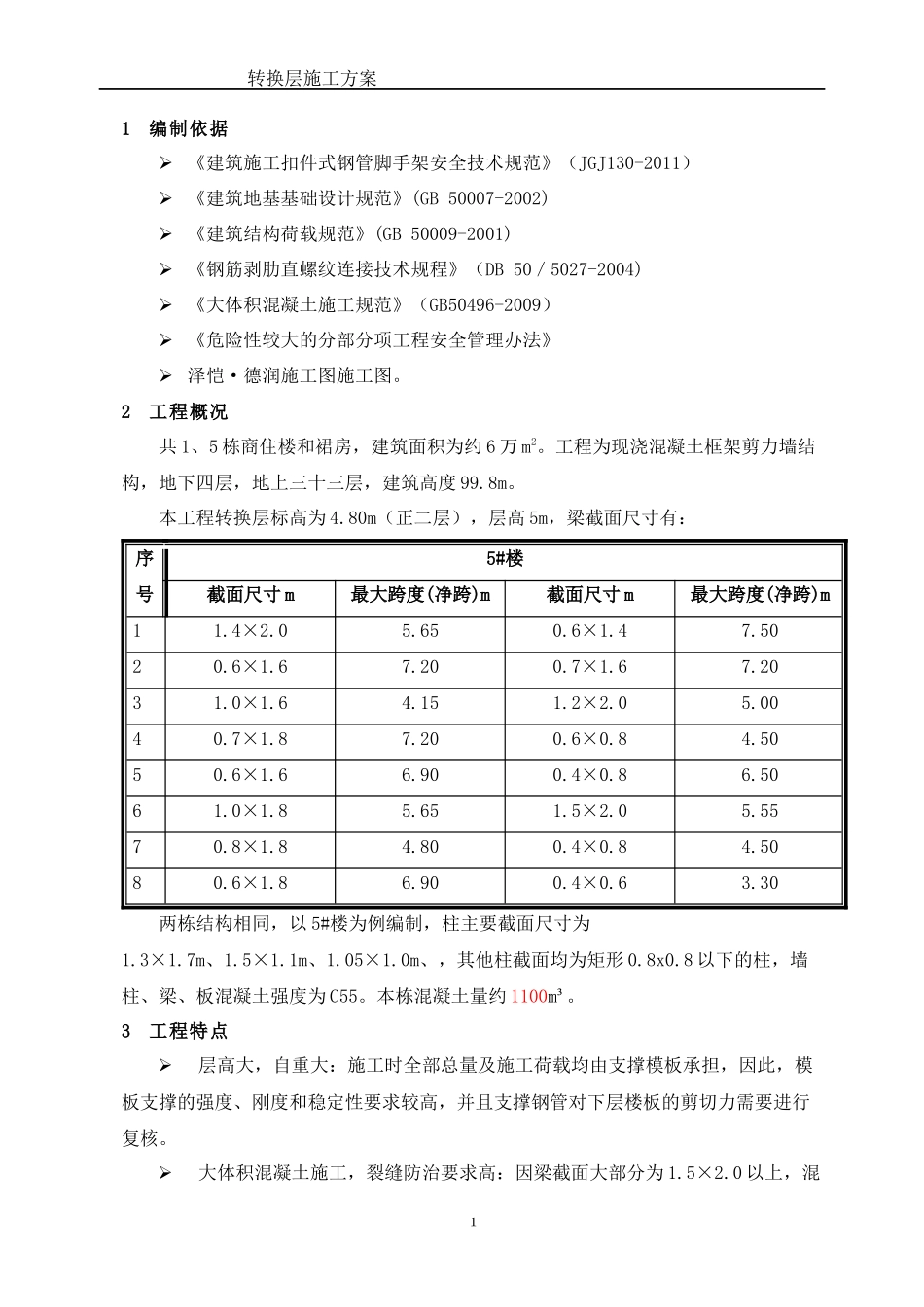 泽恺德润转换层施工方案(专家论证)_第3页