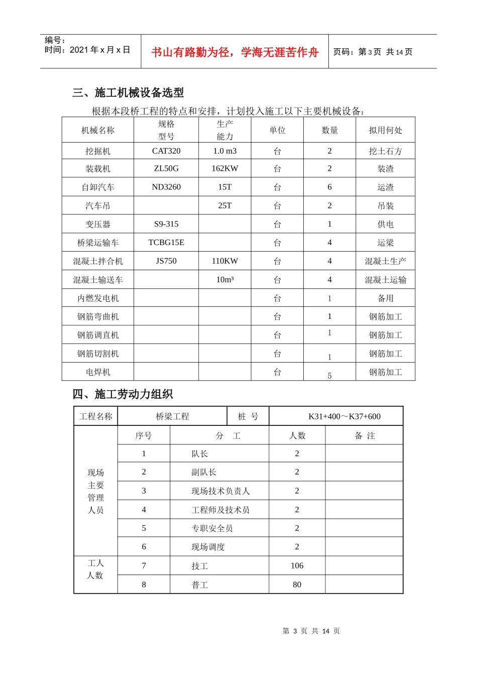 跳墩河中桥盖梁首件工程施工方案_第3页
