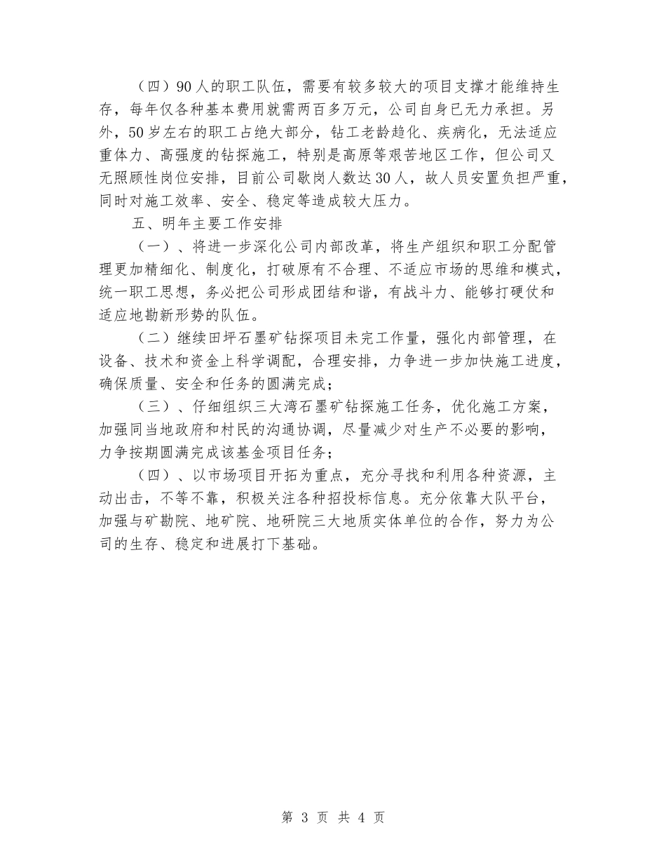 2024年度勘查钻探公司工作总结_第3页