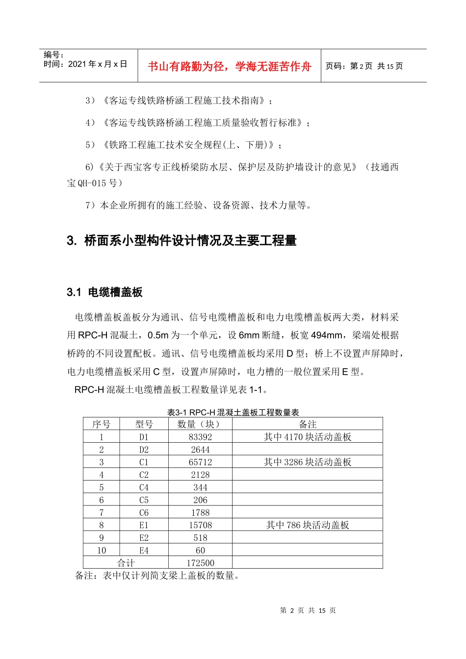 桥面系小型构件(遮板等)预制场施工方案_第2页