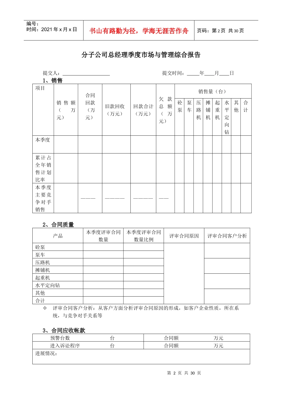 营销体系报告表格汇总1123侯文_第2页