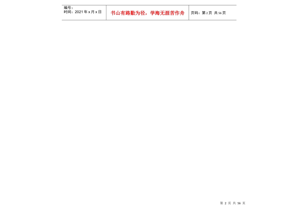 某物业服务有限公司总部岗位说明书_第2页