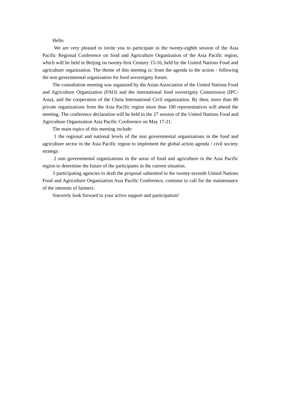 英语研ۥ讨会邀请函范文精选 _第2页