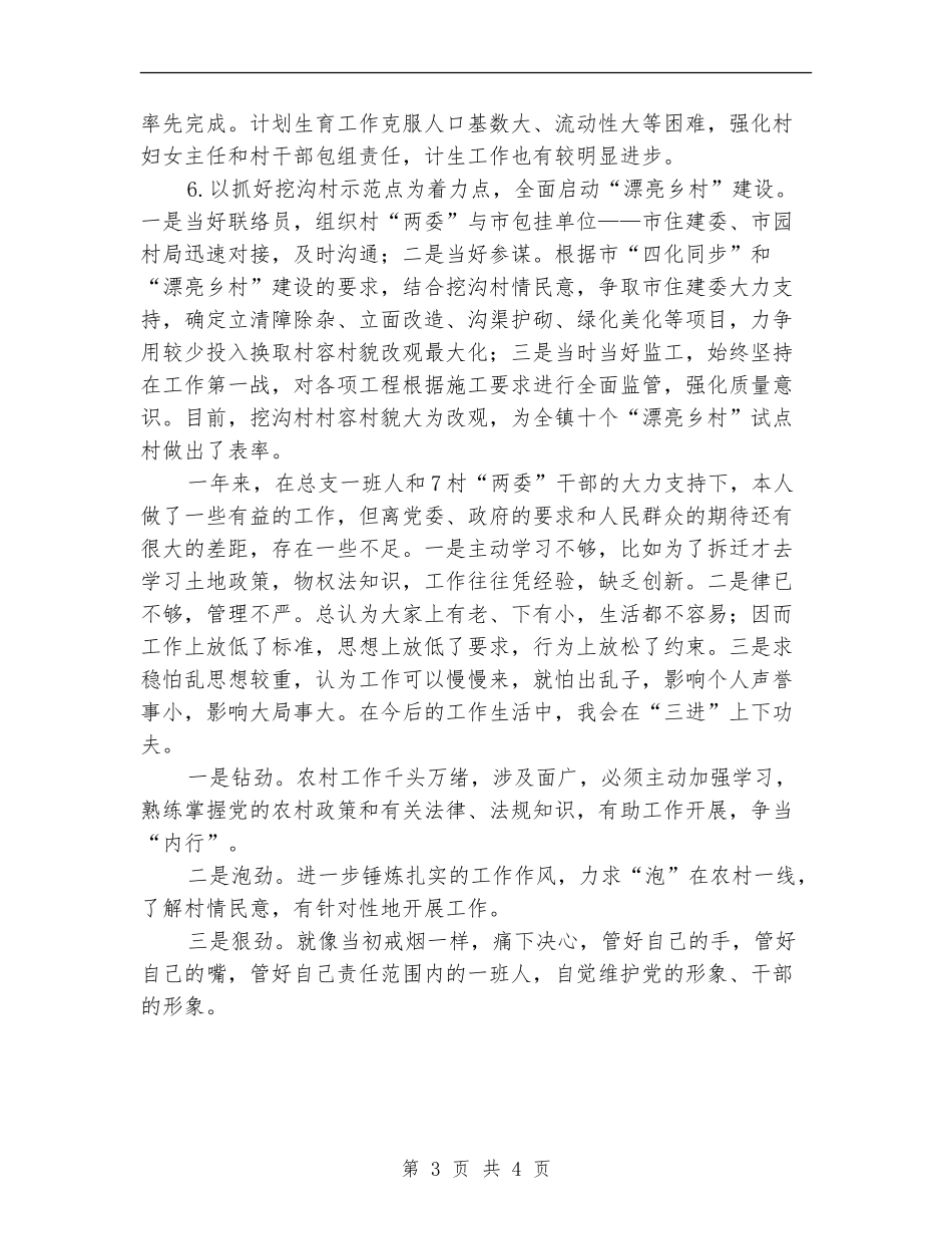 规划局副局长个人工作总结_第3页