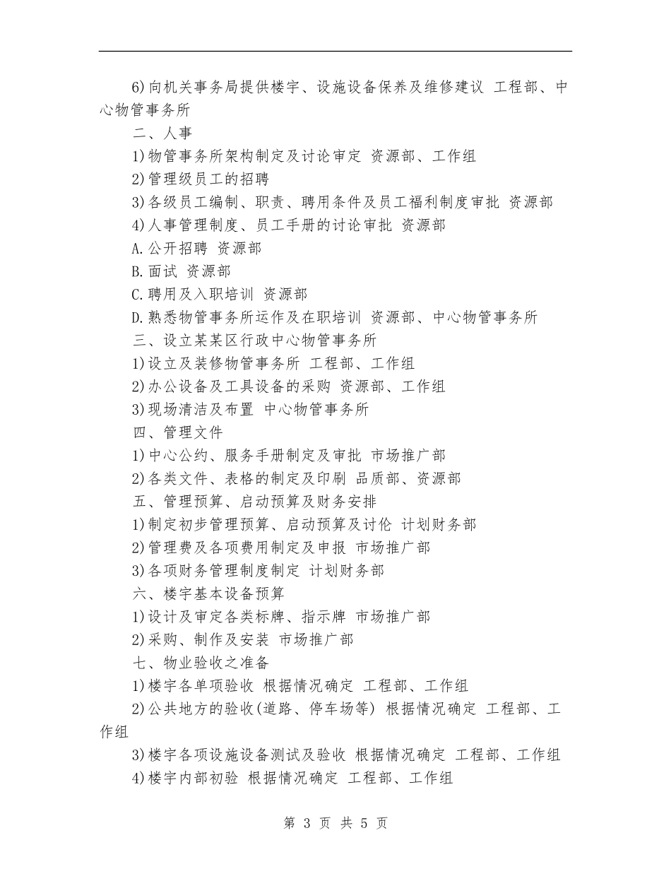 2024年5月前期物业管理工作计划范文_第3页