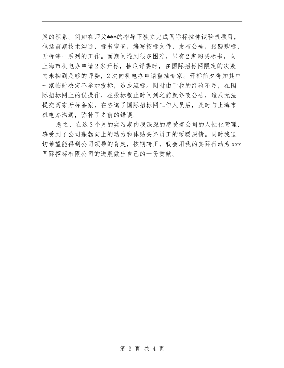 员工转正个人工作总结模版_第3页