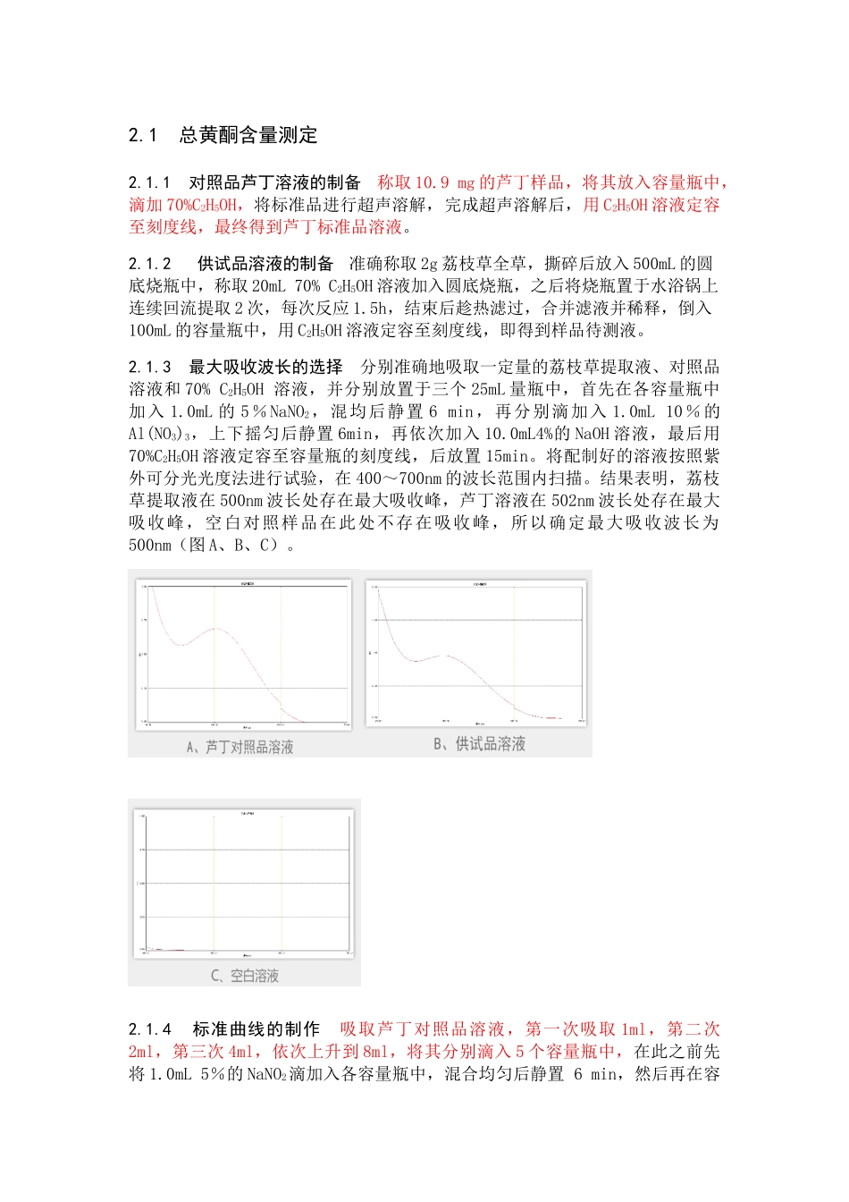 中药三班-王菁-正交试验优选荔枝草中总黄酮的提取工艺(2) _第2页