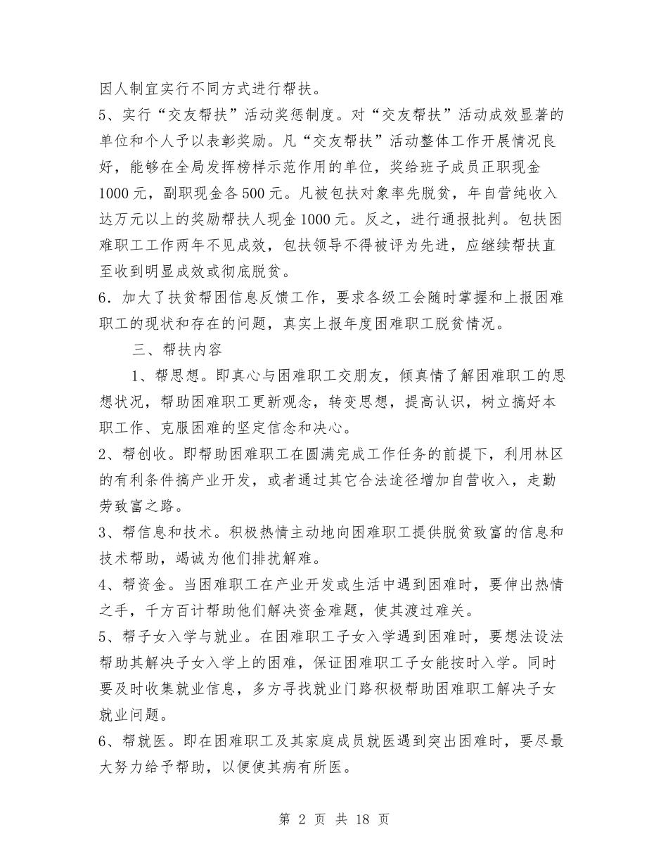 2024年扶贫帮困工作总结与2024年扶贫开发办公室工作总结汇编_第2页