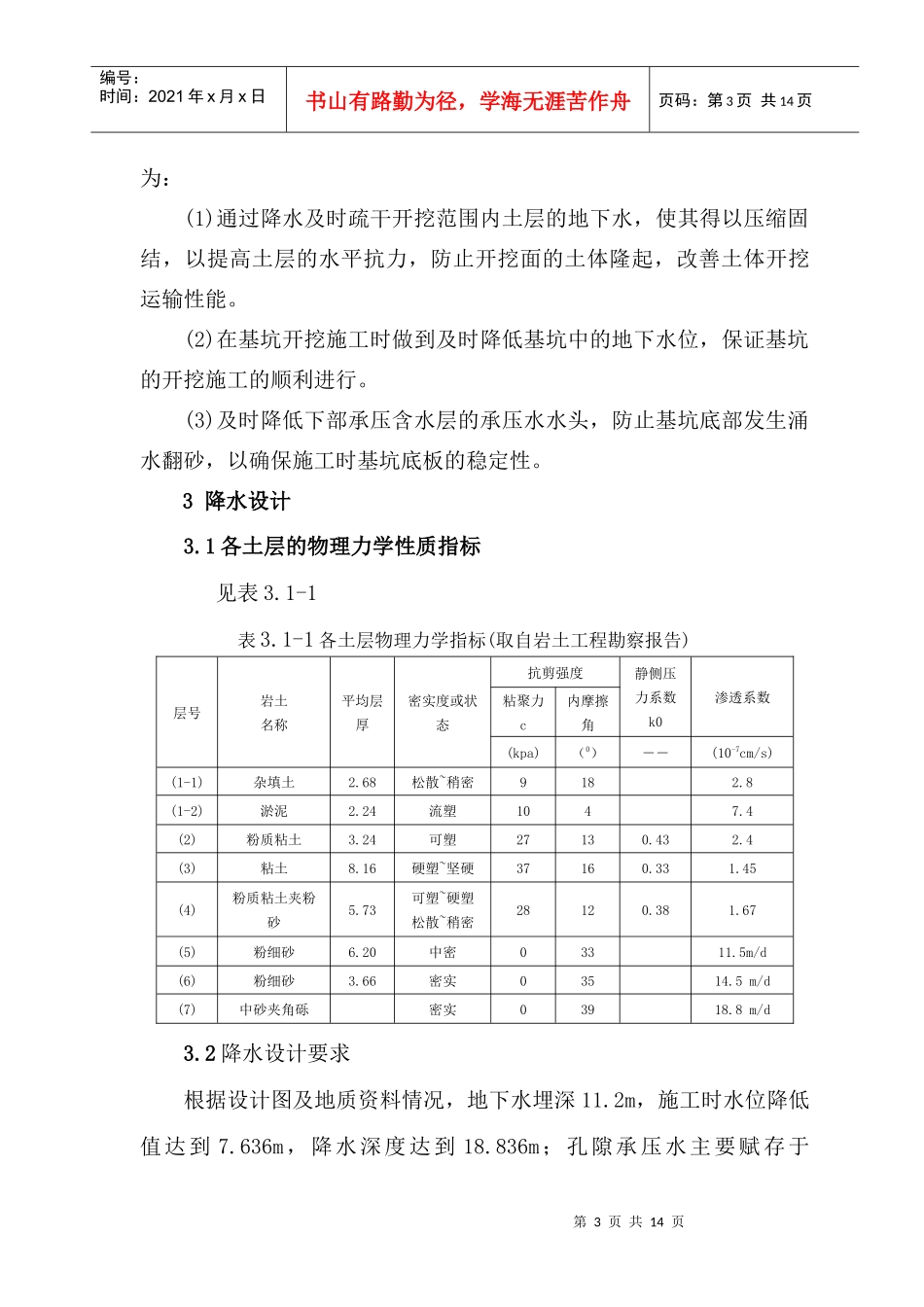 降水井施工方案_第3页